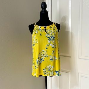 Hawthorne snappy shirt made of rayon, net, spandex, polyester never worn! NWOT